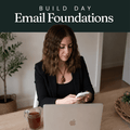 Sophie, ecommerce email marketing consultant, working on Klaviyo flows for a Shopify store - Email Foundations build day